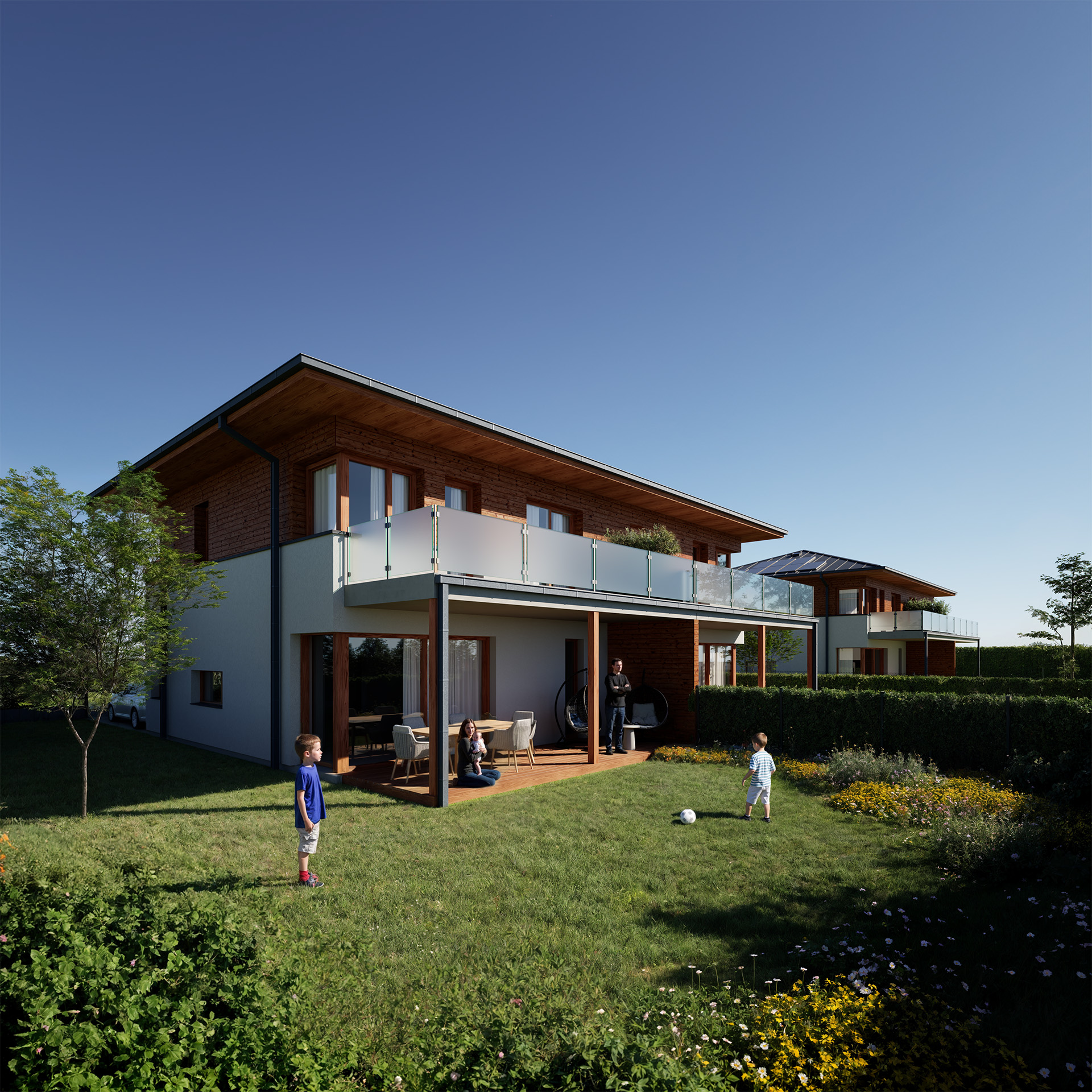 AXDE ATELIER / RODINNÉ DOMY